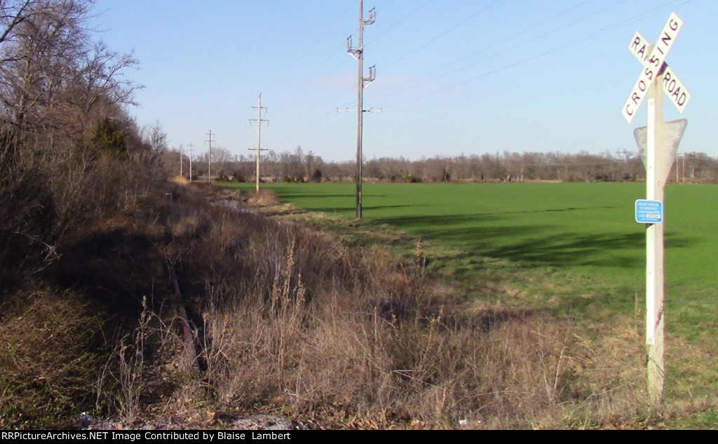 Abandoned UP Rend Lake coal mine line